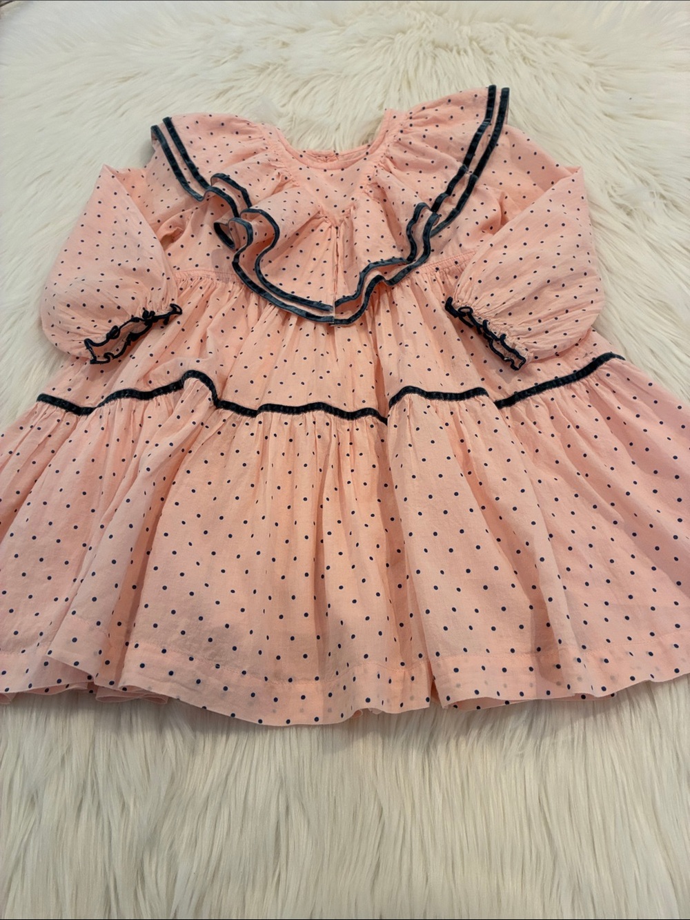 Pink Chicken Girls Rafaela Dress—Strawberry Cream